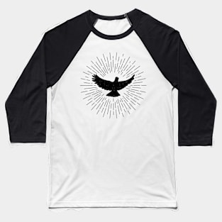 Christian Theme Pigeon Baseball T-Shirt